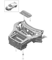 Parte delantera (completa) 991 GT3 2014-21
