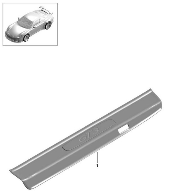 Diagram 807-055 Porsche 991 (911) MK1 2012-2016 Body