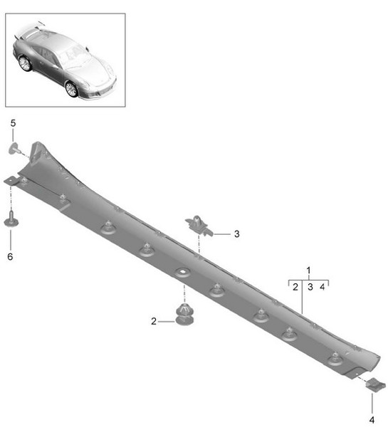 Diagram 810-010 Porsche Panamera 971 MK2 (2021>>) 