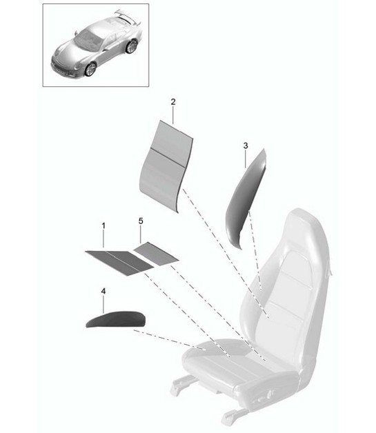 Diagram 817-023 Porsche Cayenne S V8 4.2L Diesel 382HP Body