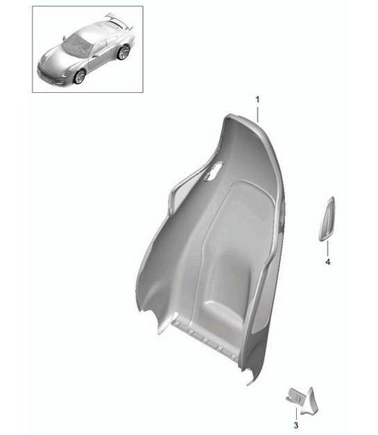 Diagram 817-024 Porsche Panamera GTS V8 4.8L Body