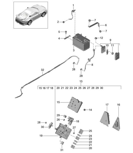 Diagram 902-006 Porsche Taycan (9J1) MK2 2024>> 