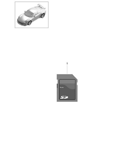 Diagram 911-008 Porsche 991 (911) MK2 2016-2019 Electrical equipment