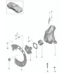 Portaruota / Mozzo ruota 991 Turbo &gt;&gt;2016