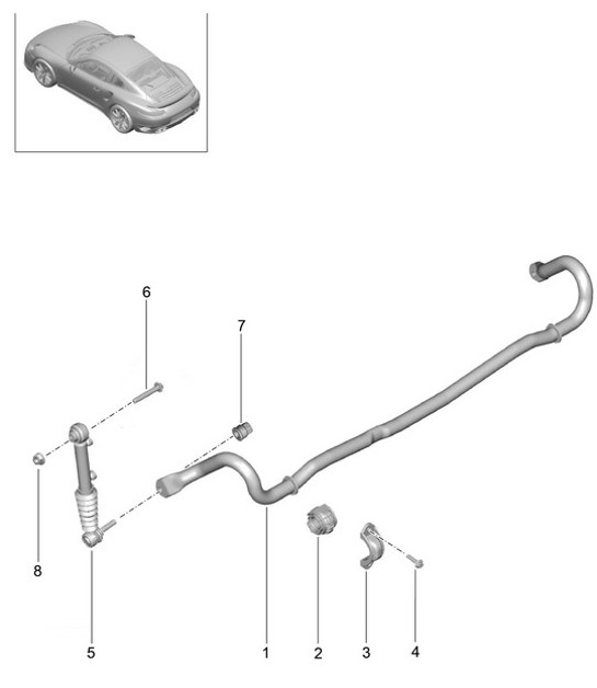 Diagram 501-014 Porsche Cayenne V6 3.0L Petrol 353Hp 