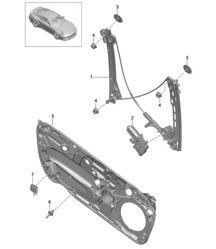 Window regulator 991 Turbo / GT2 RS 2017>>