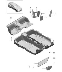 Embellecedores de suelo 991 Turbo 2017&gt;&gt;