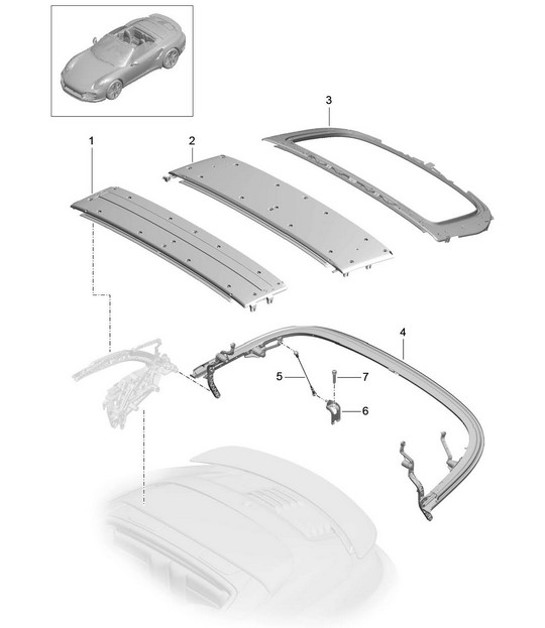 Diagram 811-020 Porsche Macan Turbo 2.9L V6 440Bhp 