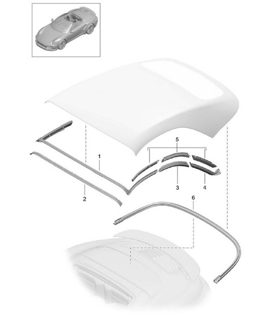 Diagram 811-030 Porsche Cayenne 3.2L V6 2003>> Body