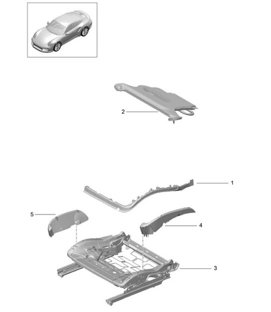 Diagram 817-032 Porsche 991 (911) MK1 2012-2016 Body