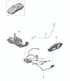 Wiring looms / Switch / Control units / Electric motor / Sports seat Plus 991 Turbo >>2016