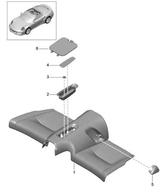 Diagram 817-051 Porsche 911 & 912 (1965-1989) Body