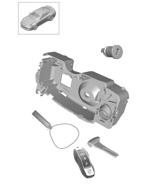Diagram 898-000 Porsche Cayenne Coupe E-Hybrid V6 3.0L 340Hp 