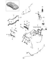 Telai elettrici / Telaio di montaggio / Luce freno supplementare / Assetto / Motore / Asse posteriore 991 Turbo >>2016