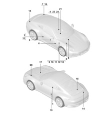 Placas de identificación/indicadores 992.1 Carrera 2019 - 2024