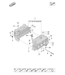 Carter motore 992.1 Carrera 2019 - 2024