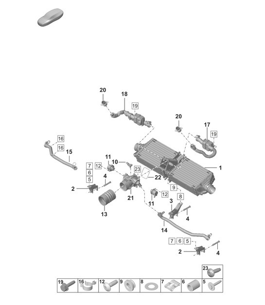Diagram 107-200 Porsche 992 (911) MK1 2019-2024 Engine