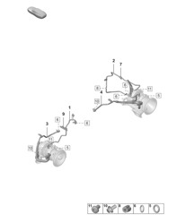 Exhaust gas turbocharger / Oil pipe  992.1 Carrera 2019 - 2024