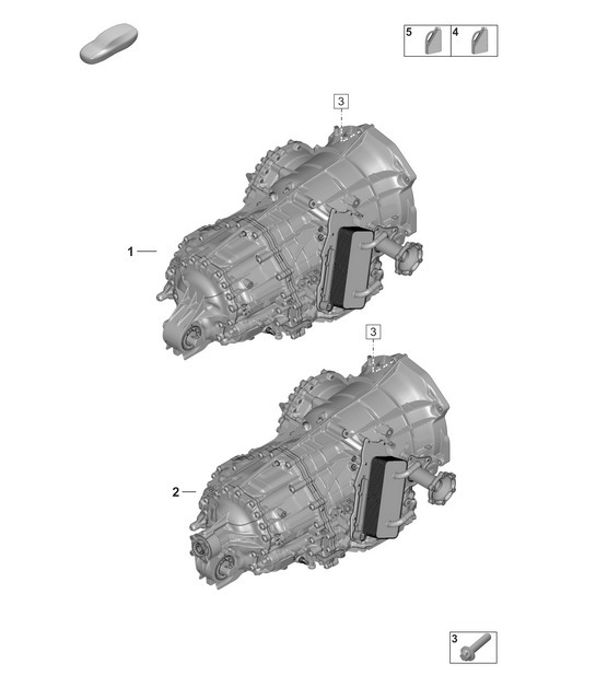 Diagram 302-000 Porsche 95B.1 Macan Petrol 2.0L (237Bhp) 2014-18 Transmission