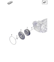 Cambio a doppia frizione a 8 rapporti / - PDK - / Frizione per cambio a doppia frizione (MODELLO: CDT.00, CDT.30) 992.1 Carrera 2019 - 2024