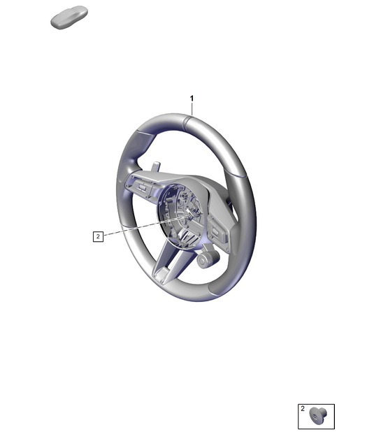 Diagram 403-225 Porsche 992 (911) MK1 2019-2024 Front Axle, Steering 