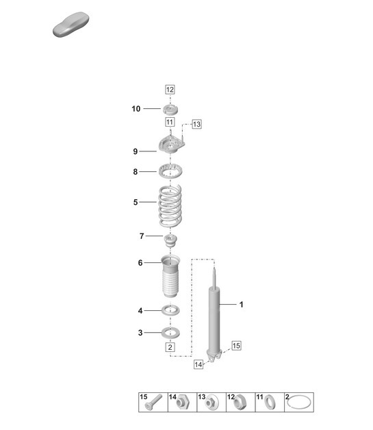 Diagram 502-000 Porsche 944S 2.5L 16V 1987-88 