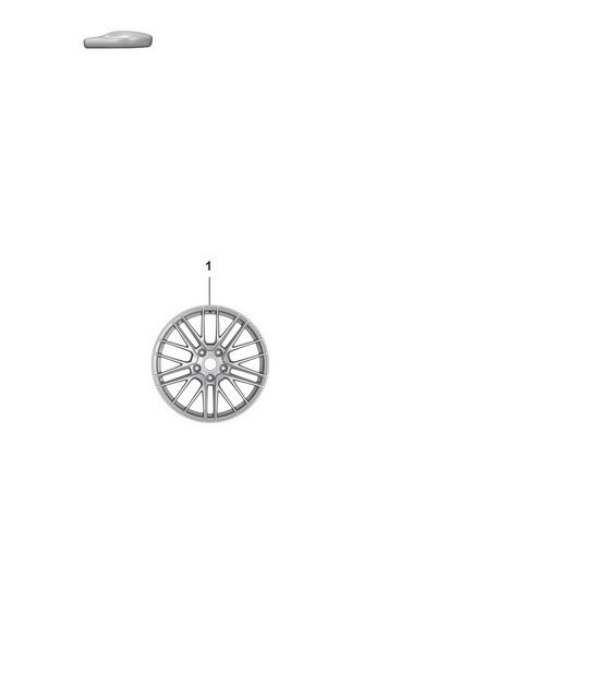 Diagram 601-005 Porsche Macan (95B) MK1 (2014-2018) Wheels, Brakes