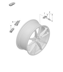 Bandenspanningscontrolesysteem (PR:UX6,UX7+) 992.1 Carrera 2019 - 2024
