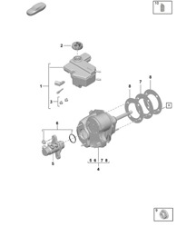 Maître-cylindre de frein / Servo-frein - PR:L0L, L0R - 992.1 Carrera 2019 - 2024