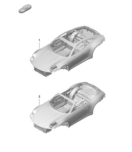 Diagram 801-000 Porsche 944 (1982-1991) 