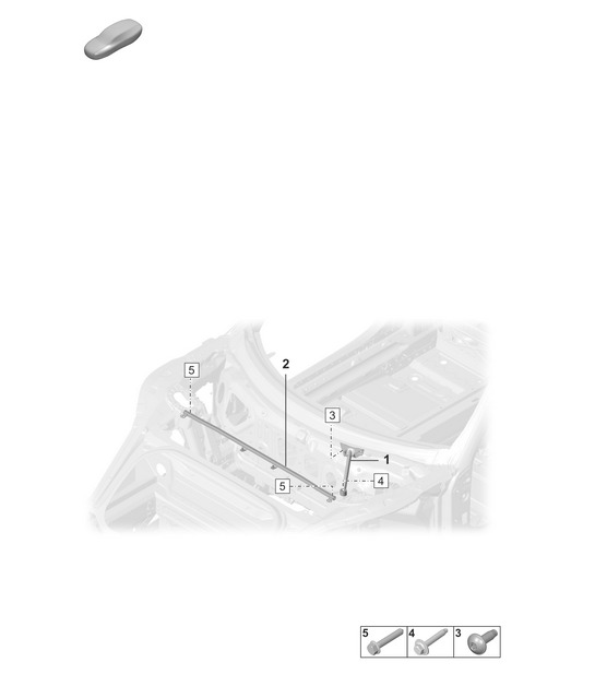 Dome strut / Front end  992.1 Carrera 2019 - 2024