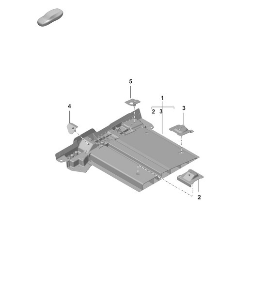 Diagram 801-250 Porsche 992 (911) MK1 2019-2024 Body