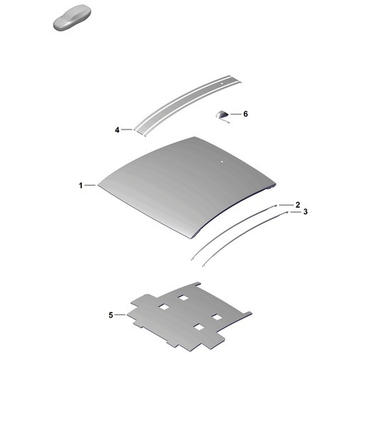 Diagram 801-455 Porsche 944 (1982-1991) 