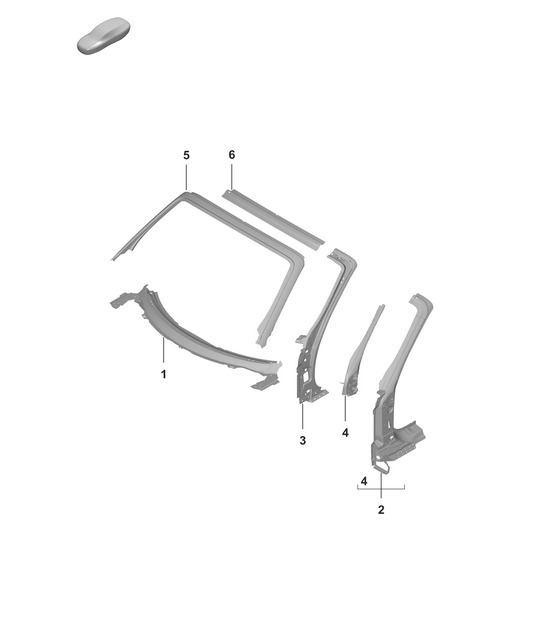 Diagram 801-460 Porsche 944 (1982-1991) 