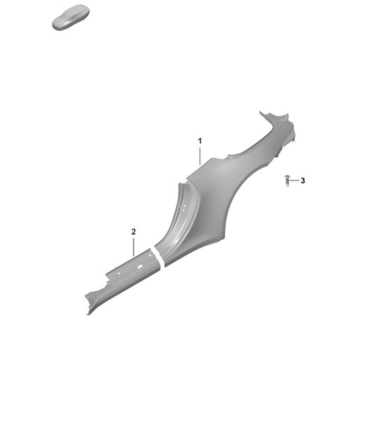 Diagram 801-650 Porsche 944 (1982-1991) 
