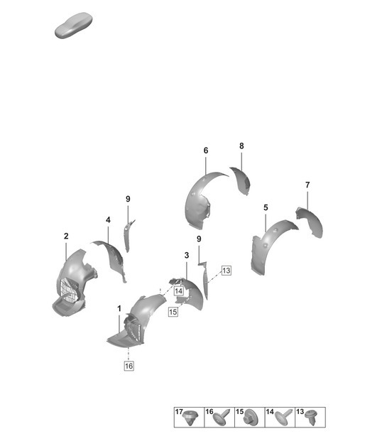 Diagram 801-760 Porsche 944 (1982-1991) 