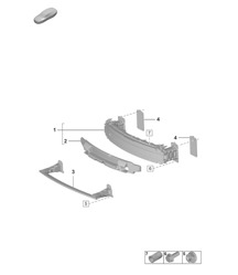 Stoßstangenträger - VORNE - Sport Design Paket - Cabrio / Targa 992.1 Carrera 2019 - 2024