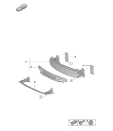 Portapacchi anteriore - Pacchetto Sport Design - Cabrio / Targa 992.1 Carrera 2019 - 2024