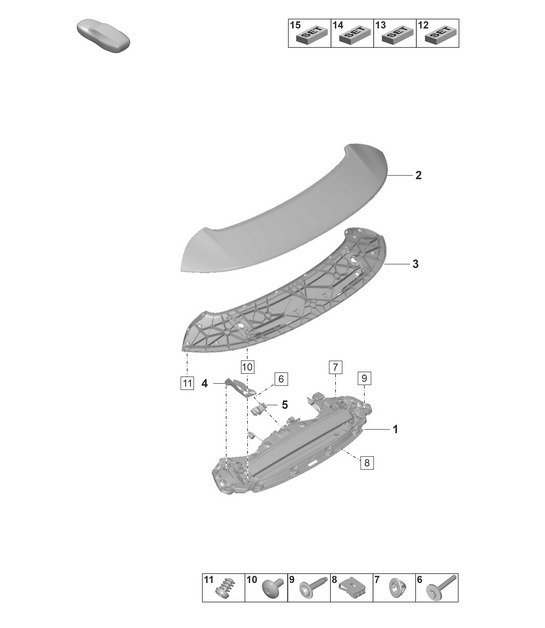 Diagram 803-190 Porsche 911 & 912 (1965-1989) Body