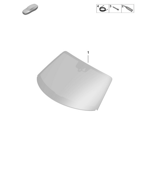 Diagram 805-000 Porsche 991 (911) MK1 2012-2016 Body