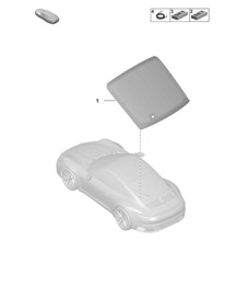 Rear window 992.1 Carrera 2019 - 2024