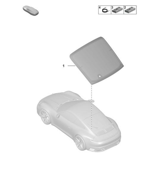 Diagram 805-005 Porsche 997 (911) MK2 2009-2012 Body