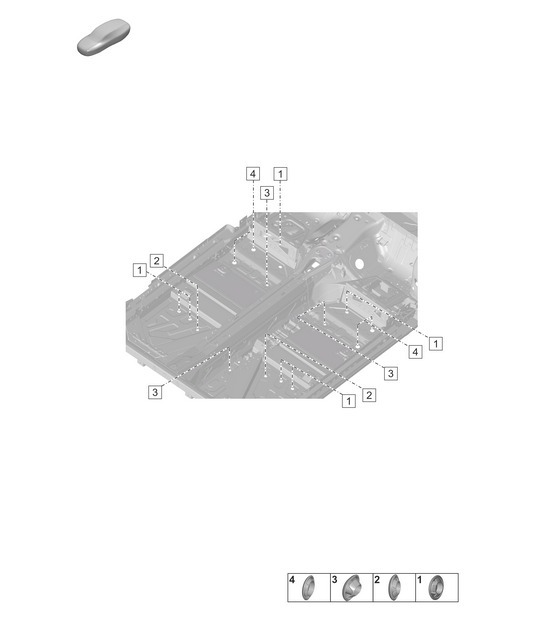 Diagram 806-300 Porsche 9YA.2 Cayenne Coupe V6 3.0L (353Hp) 2023>> 