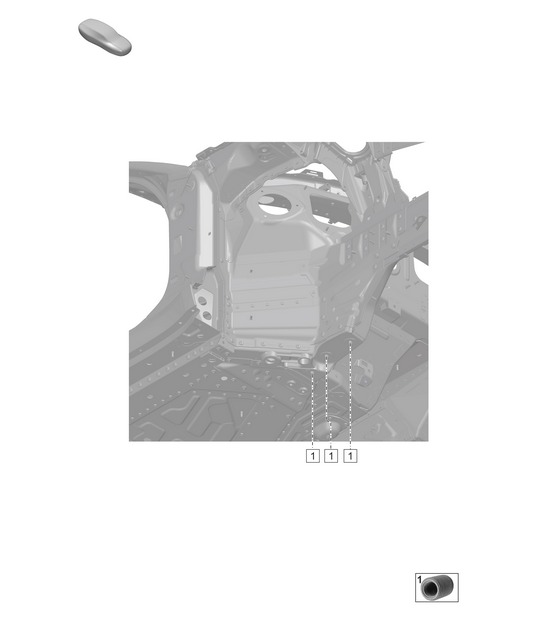 Front axle support, LT AWD / Underbody 992.1 Carrera 2019 - 2024
