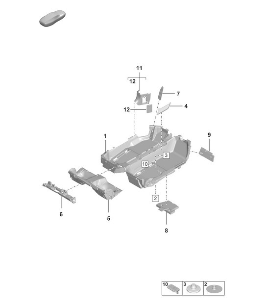 Diagram 807-110 Porsche Macan (95B) MK1 (2014-2018) Body