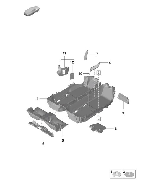 Diagram 807-120 Porsche Macan (95B) MK1 (2014-2018) Body