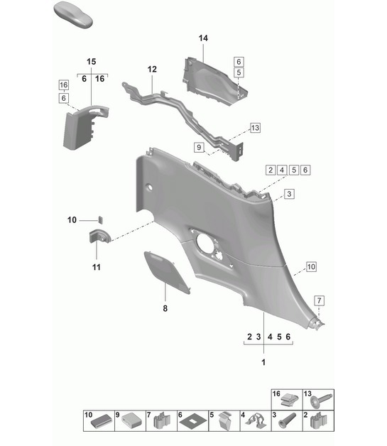 Diagram 807-320 Porsche 992 (911) MK1 2019-2024 Body