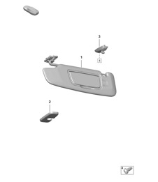 Visiere parasole 992.1 Carrera 2019 - 2024