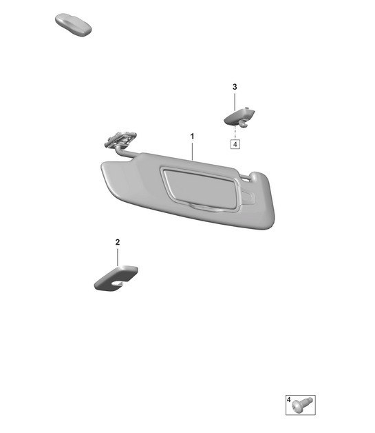 Diagram 807-700 Porsche Macan (95B) MK1 (2014-2018) Body