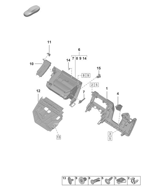 Diagram 809-150 Porsche 992 (911) MK1 2019-2024 Body